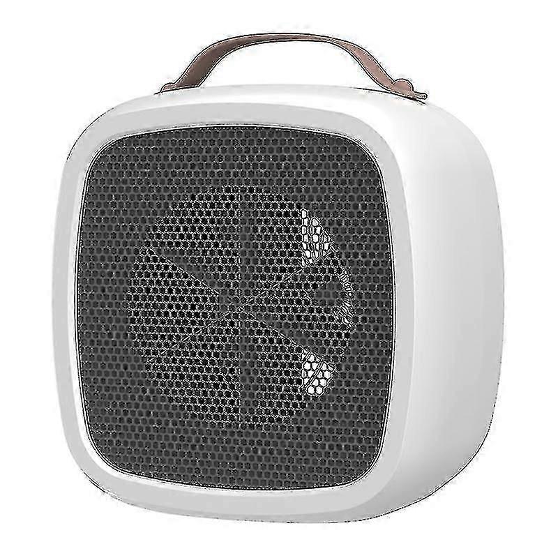 Battery Powered Space Heater - Compact Electric Mini Fan Heater With Thermostat