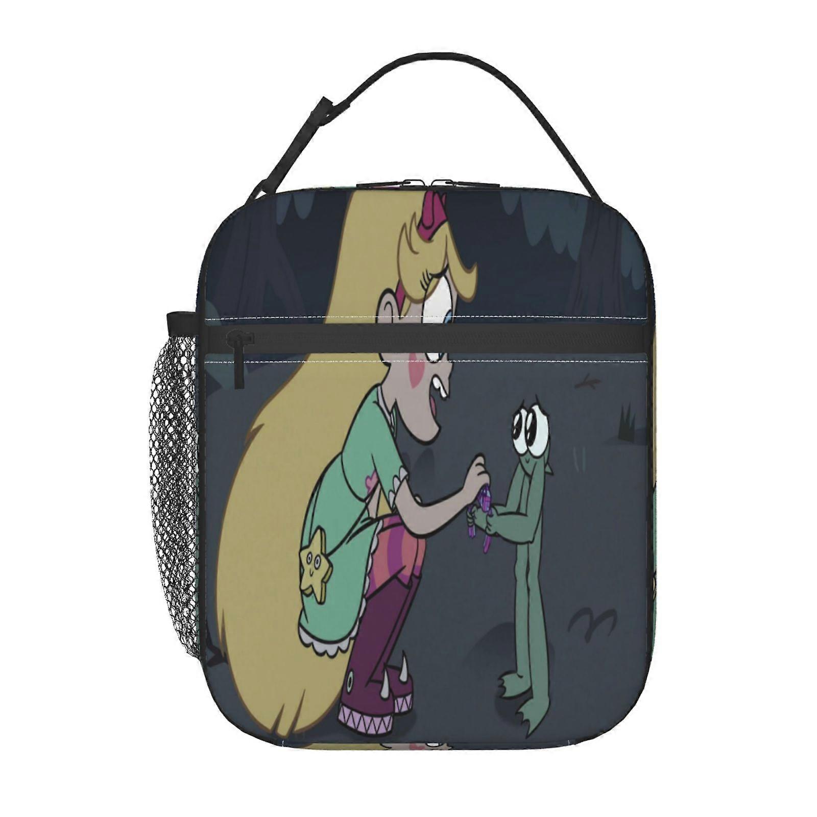 q151 Star vs. the Forces of Evil Lunch Bag Solar-Powered Version, USB Charging Port for Mobile Devices During Outdoor Activities h151