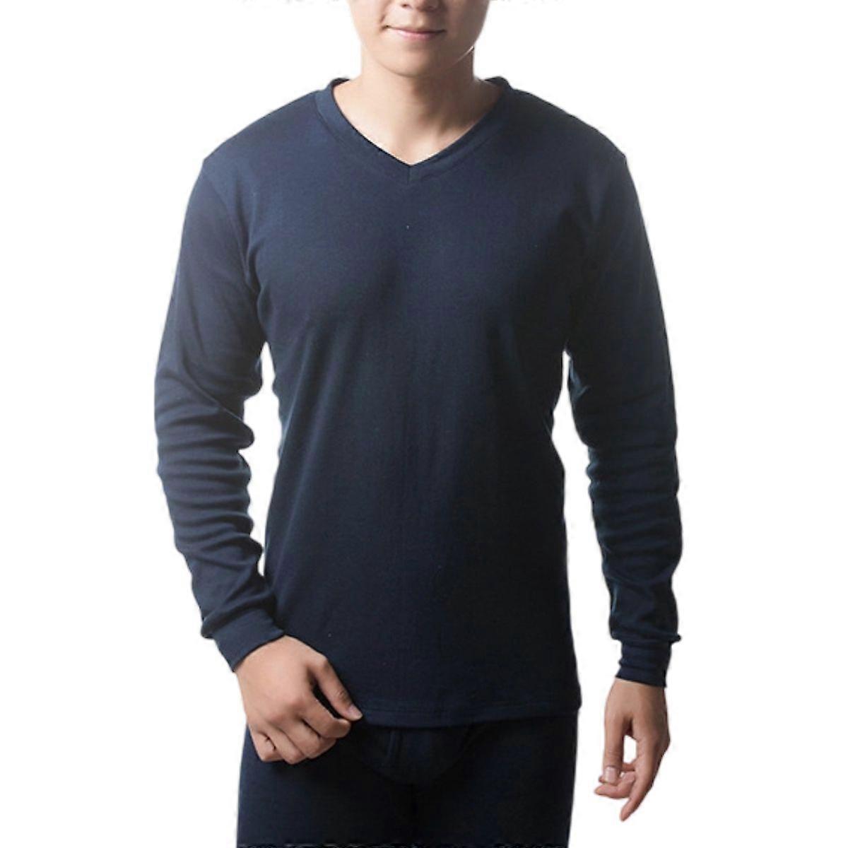 Herren Baumwolle Long Raglan Ärmel Pyjama Set