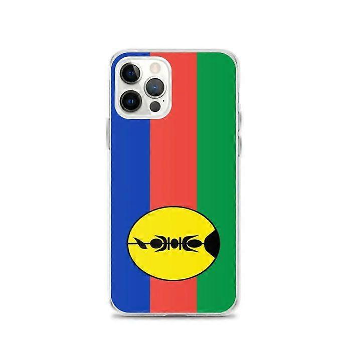 Phone Case - PIXELFORMA - iPhone 12 Pro - New Caledonia Flag - Flexible - Shockproof