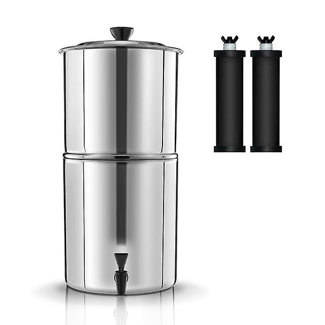 Gravity Water Filter System Water Filtration Bucket For Home Outdoor Camping Hiking Emergency Preparedness.