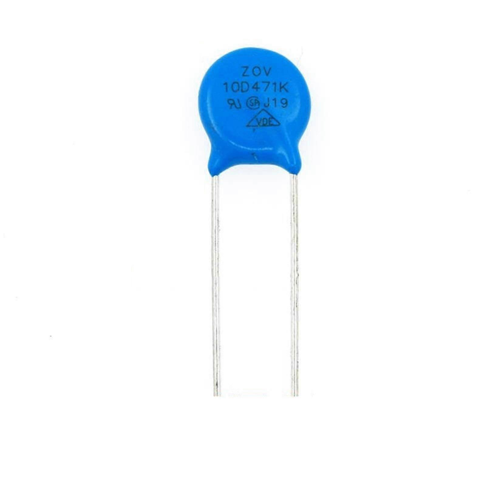 VARISTORS 50pcs Varistors 10D471K 470V Voltage Metal Dependent Resistor 10D