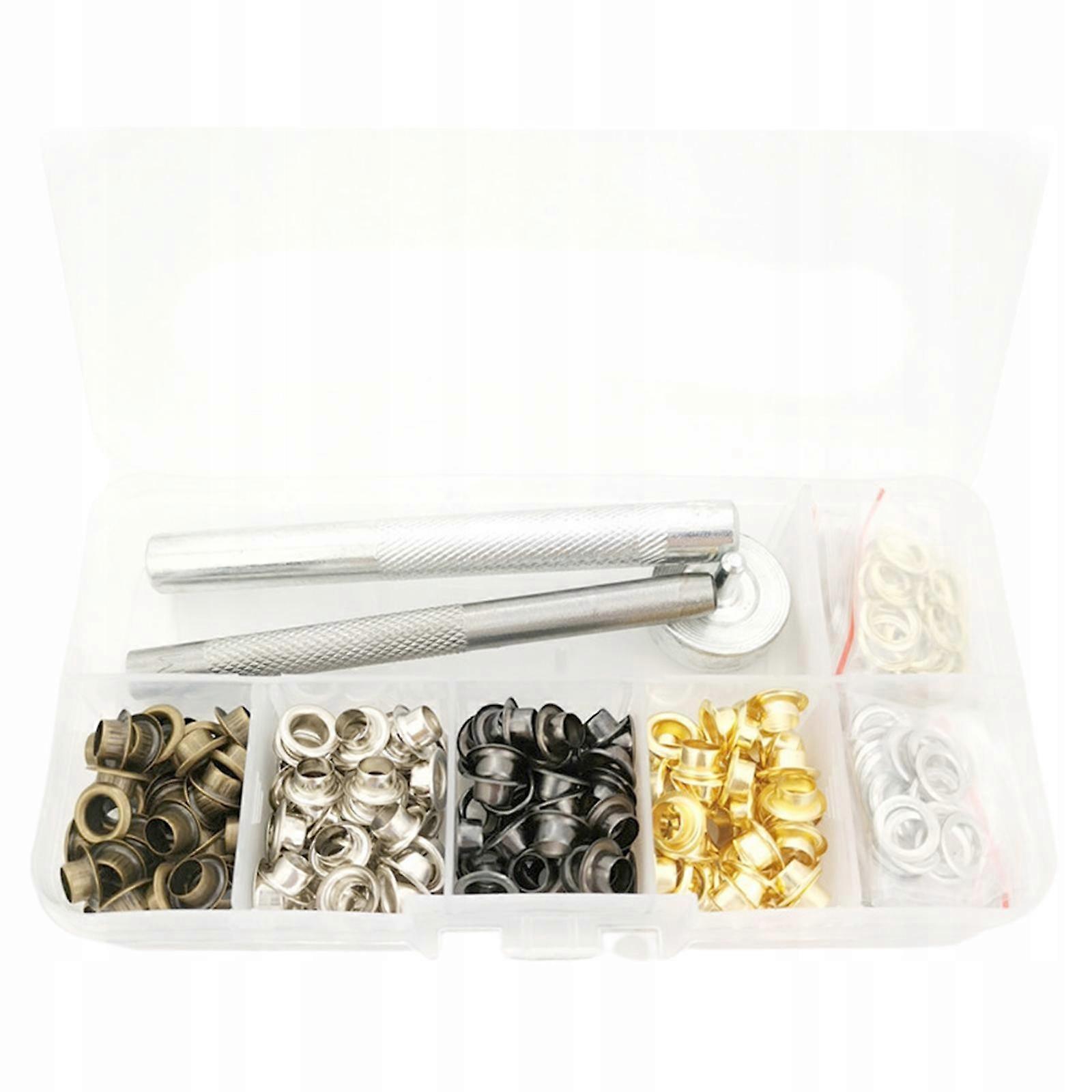 5mm Eyelets Grommets Tool Die Punch 200 Sets