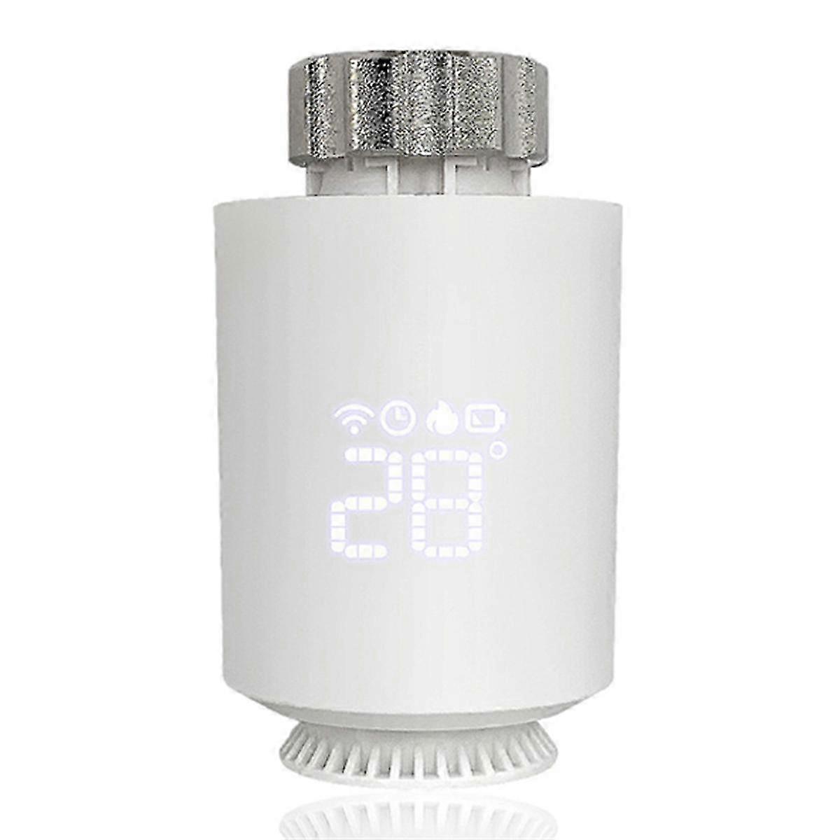 Zigbee Smart Thermostat Thermostatic Radiator Valve Smart Home Heating Froest Protection RemotWhite SZRH
