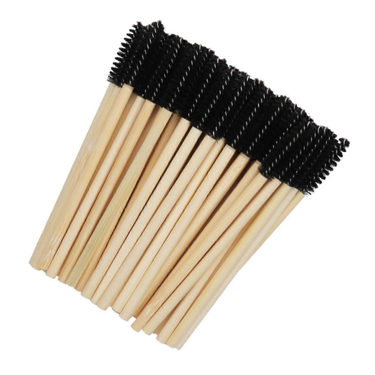 100pcs Disposable Eyelash Brush Eyebrow Mascara Wands for Easy Makeup Application and Precise Grooming