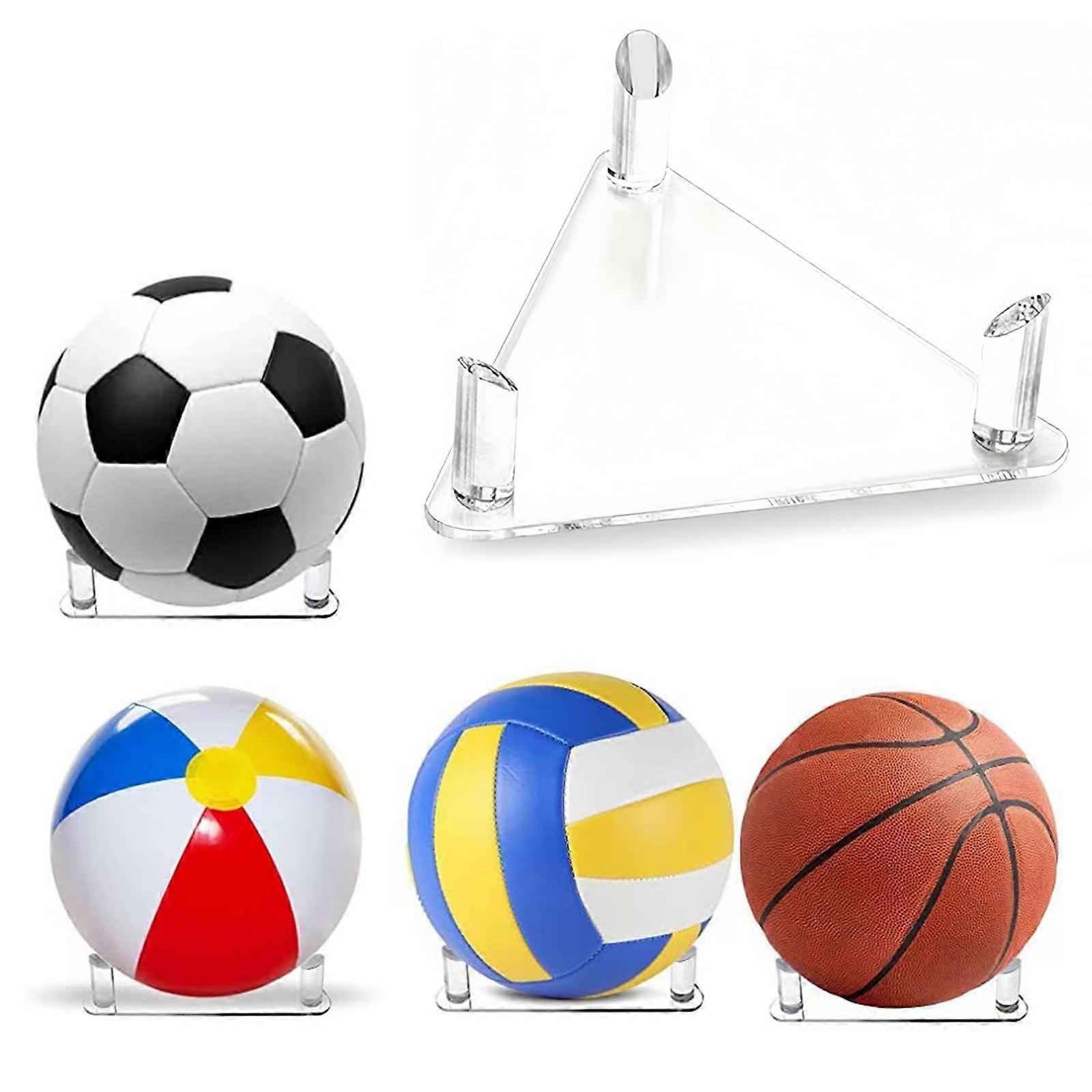 Transparent Football Display Stand, Storage Stand for Balls