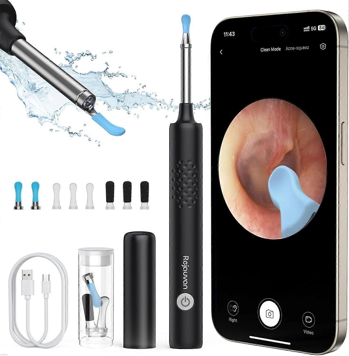 2025 Latest Model  Ear Wax Removal, Ear Cleaner with Camera, Wireless Intelligent Visual E