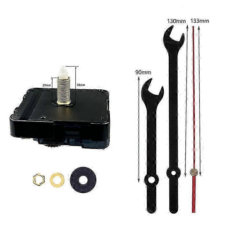 1 Set of Wall Clock Movement Kit Replacement Clock Movement Set Replaceable Clock Mechanism Kit