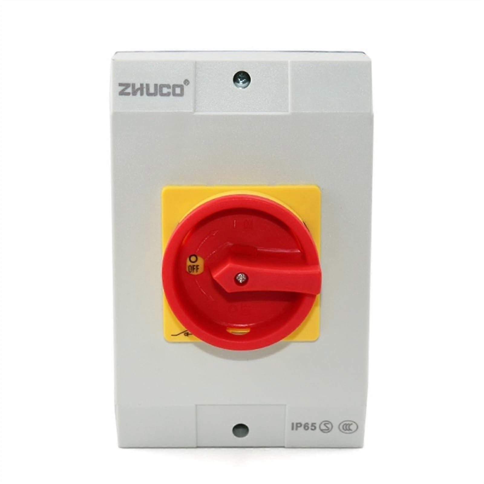 2025 LW42BO63/3BF 4BF 63A ON Off Two Position 3 Poles 4 Poles Rotary Control Changeover Cam Switch with Box(LW42BO63 4BF 4P)