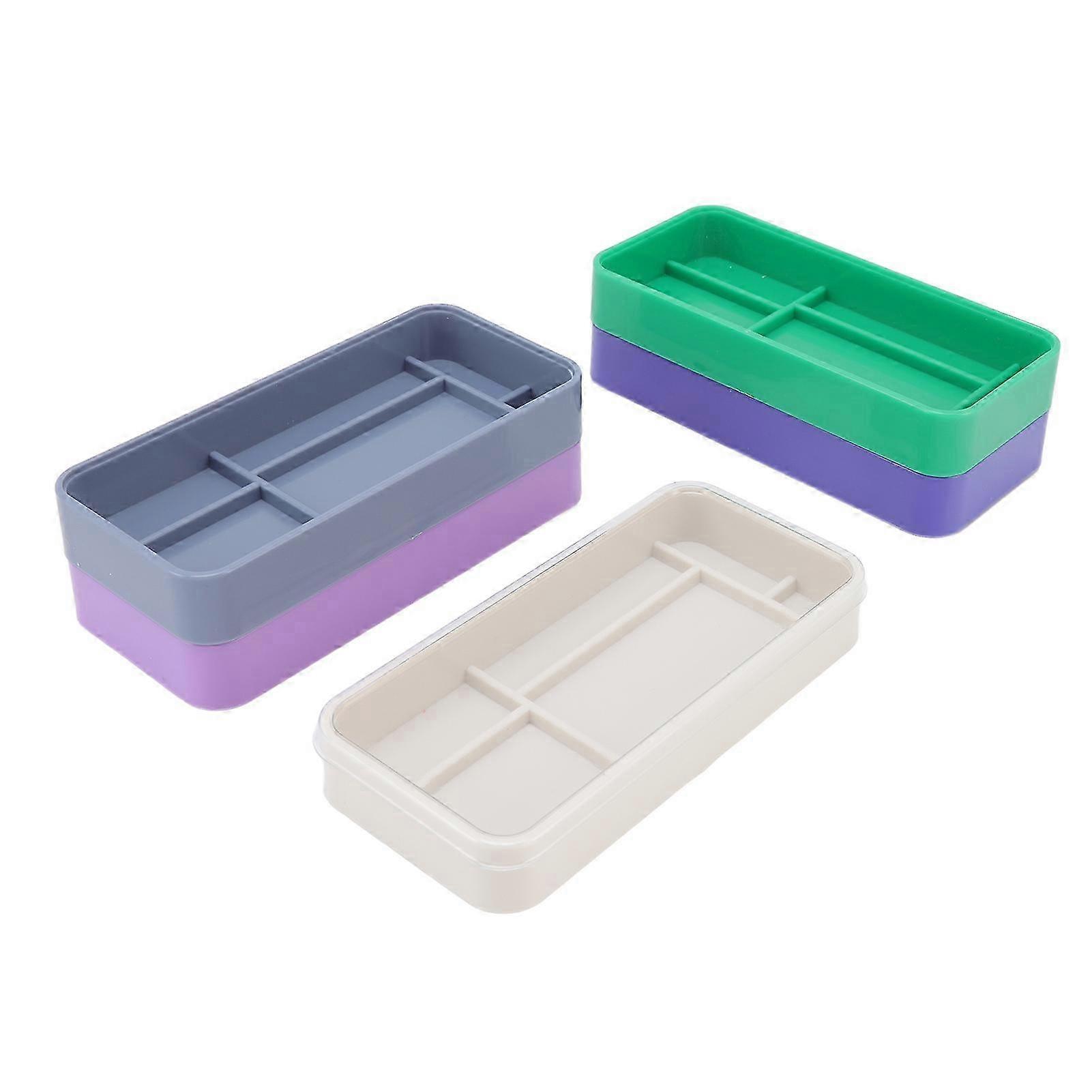 5-Layer Large Capacity Plastic Storage Box for Watch Parts - Portable Tool Container for Repair and Organization