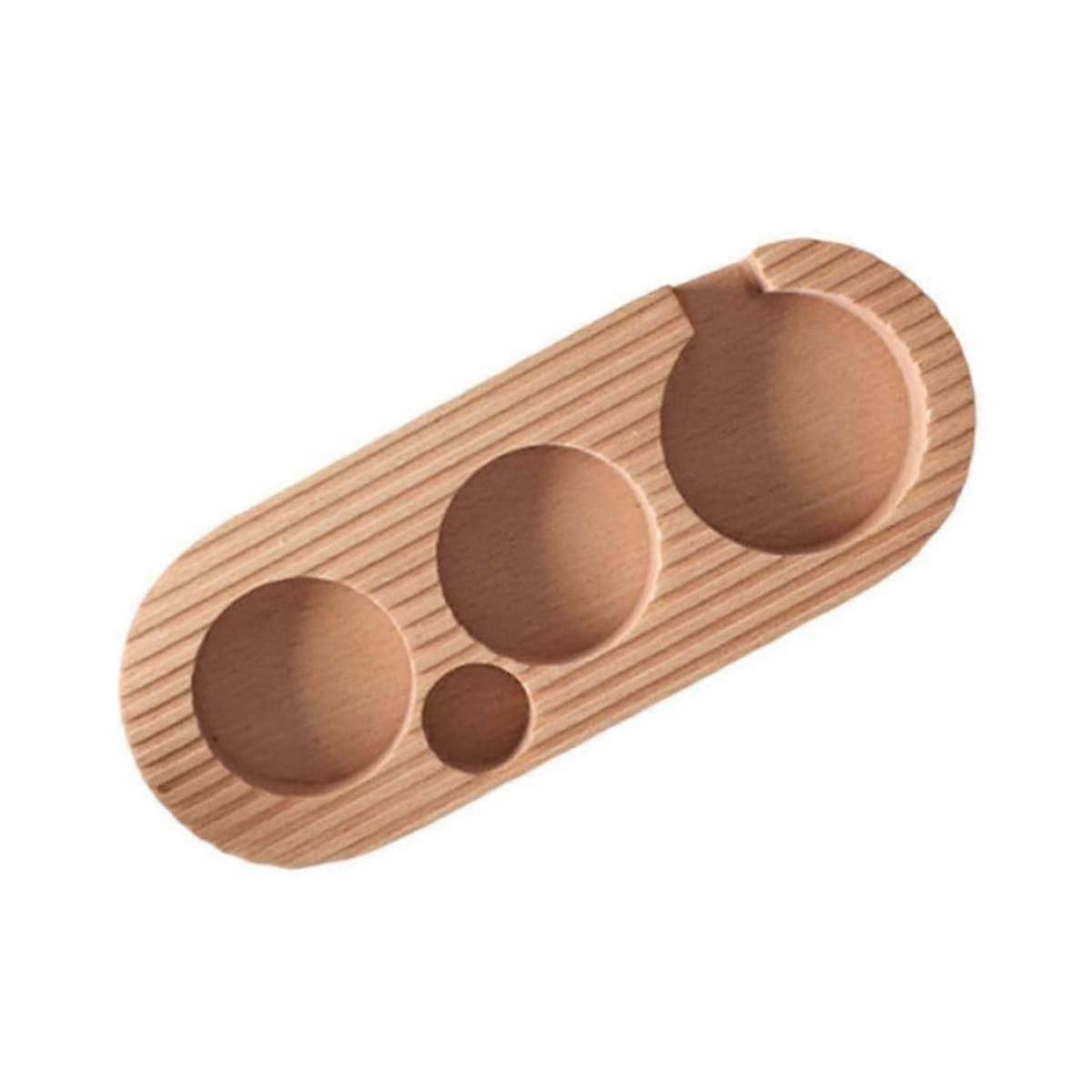 Coffee Tampering Rack, Solid Wood Coffee Powder Holder, Coffee Filter Tampering Stand, Handle Match