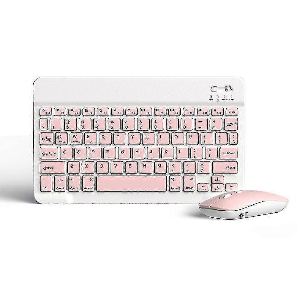 Wireless Bluetooth Keyboard and Mouse Set for Tablets, Compatible with iOS, Android, and Windows