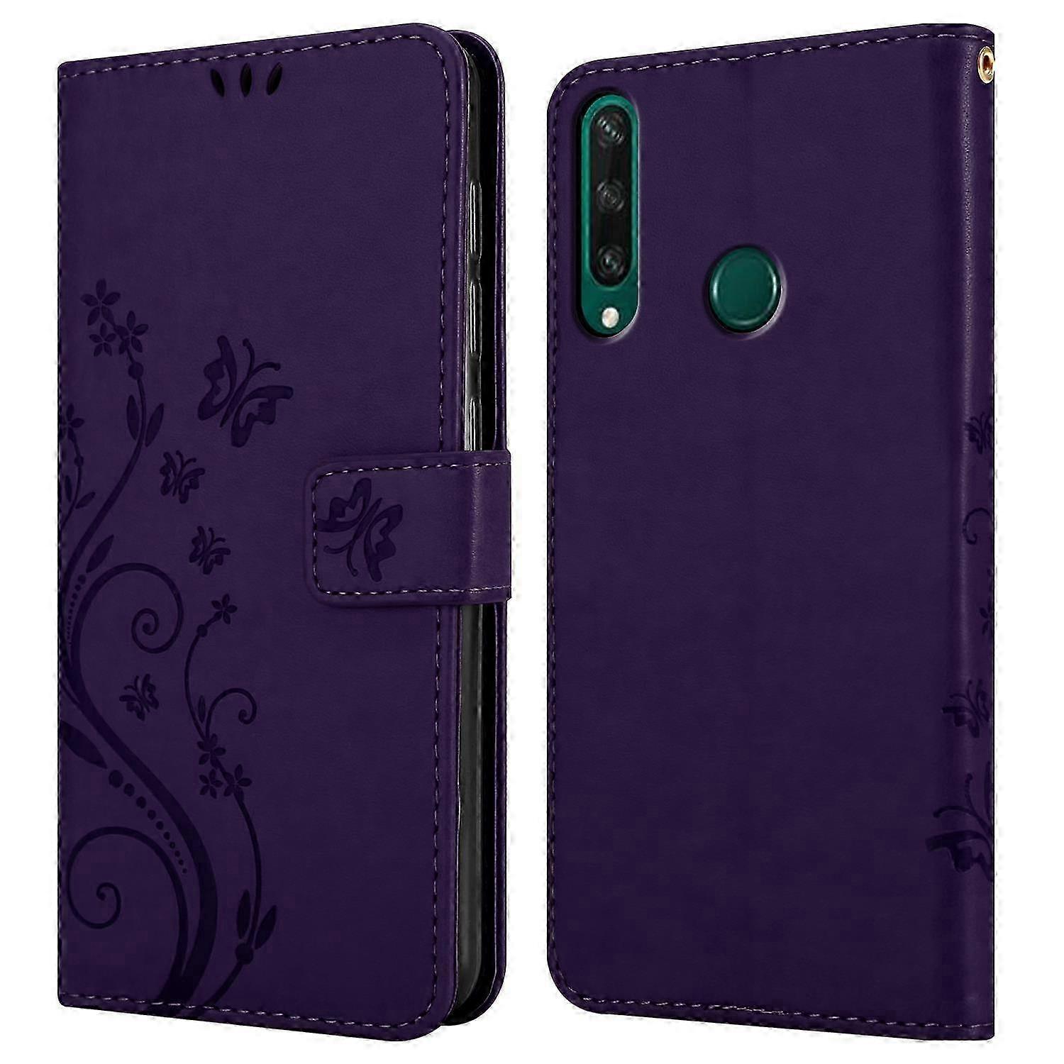 Protective Case for Compatible Brand - Floral Pattern with Card Slot