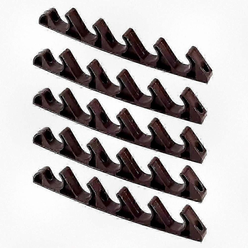5-Position Adjustable Back Support Brackets for Outdoor Patio Chaise Lounge, Plastic Replacement Parts for Chaise Frame Adjustment