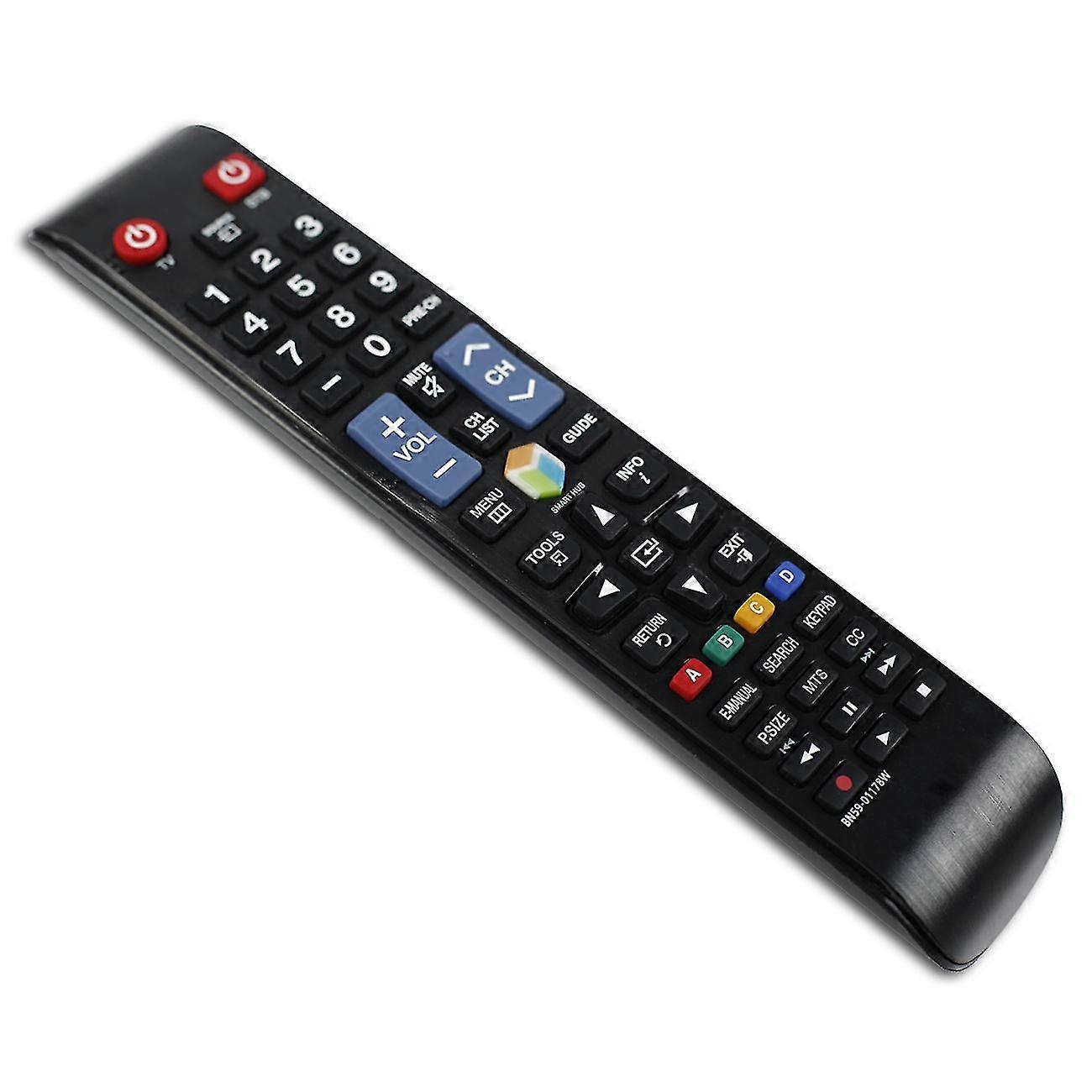 Compatible Remote Control for Certain Samsung TV Models Including Bn59-01178w Un46h6201 and Un65h6203afxza