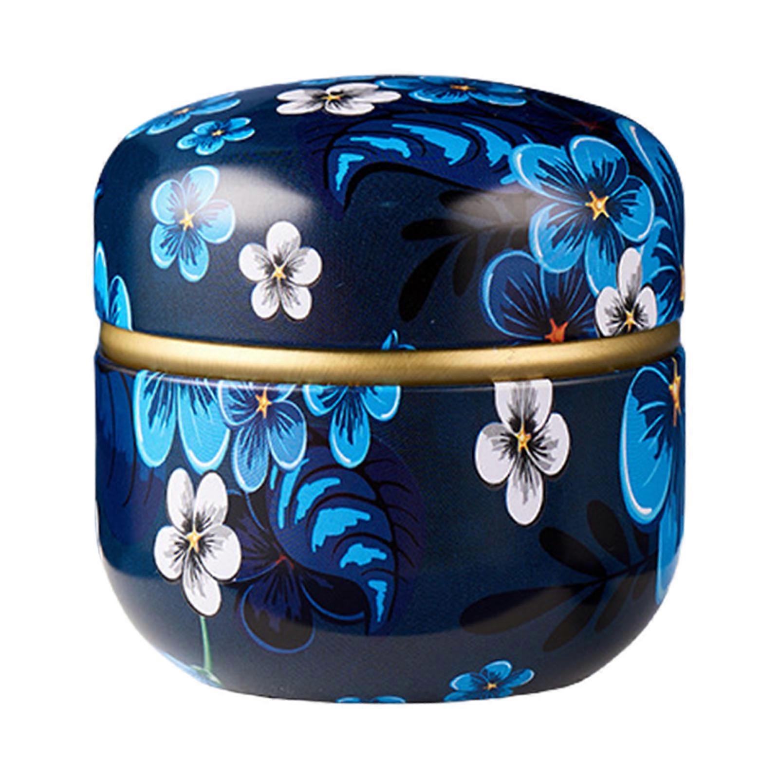 Modern Teas Canister With Tight Lid For Dry Food Spices Use Sealed Container Kitchen Storage Tin for Candy Use Multicolor