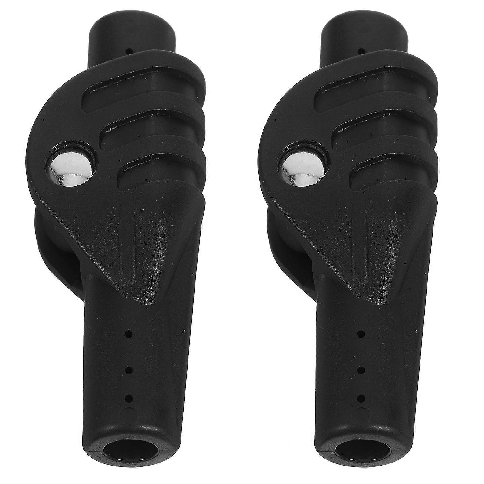 Durable Nylon Tent Accessories with Impact Resistance for DIY Projects Black 2Pcs