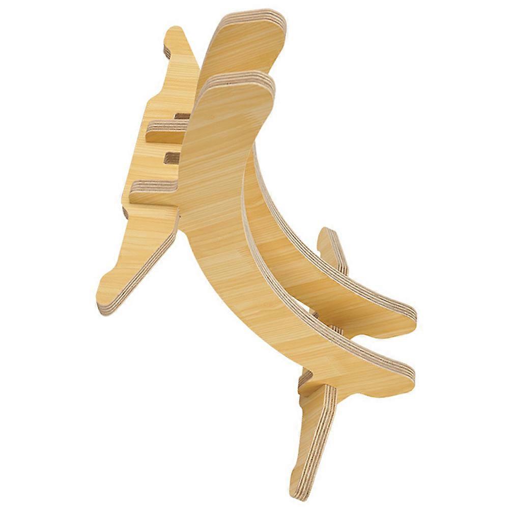 床用自転車スタンド、木材、簡単設置