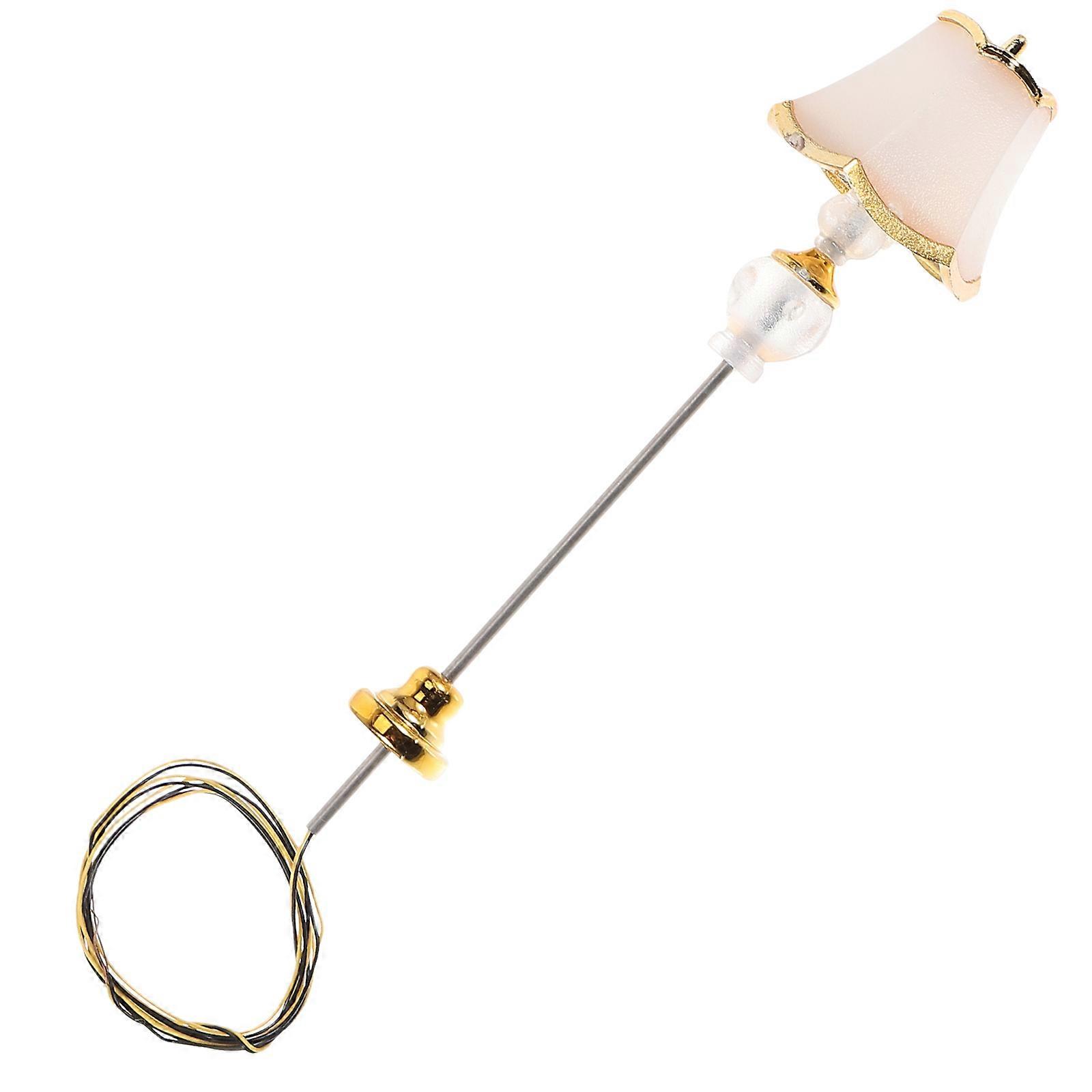 Decorative Table Lamp Mini House Table Lamp Assorted Color 8x2x2cm Warm Light Switch Design 1Pcs
