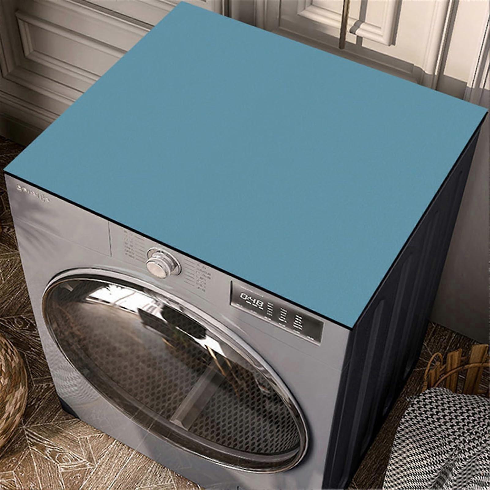 Waschmaschinenauflage Non-Slip 60x40cm Universal Washer Mat With Suction-Cup Compatibility For Washing Machine And Dryer Blue