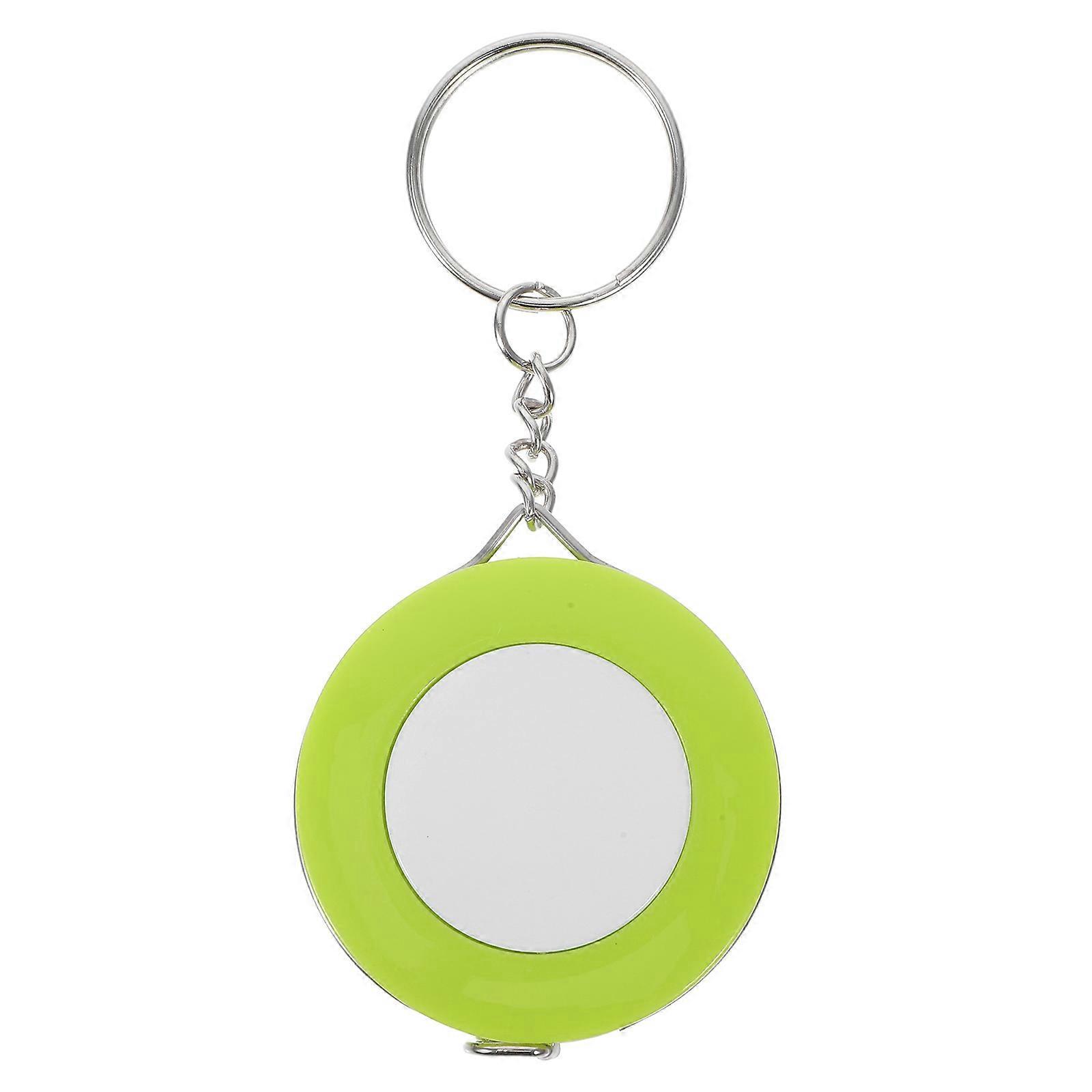Sewing Accessories Key Chain Measuring Tape Portable Design For Travel Use 1.65X1.65X0.59in 1Pcs