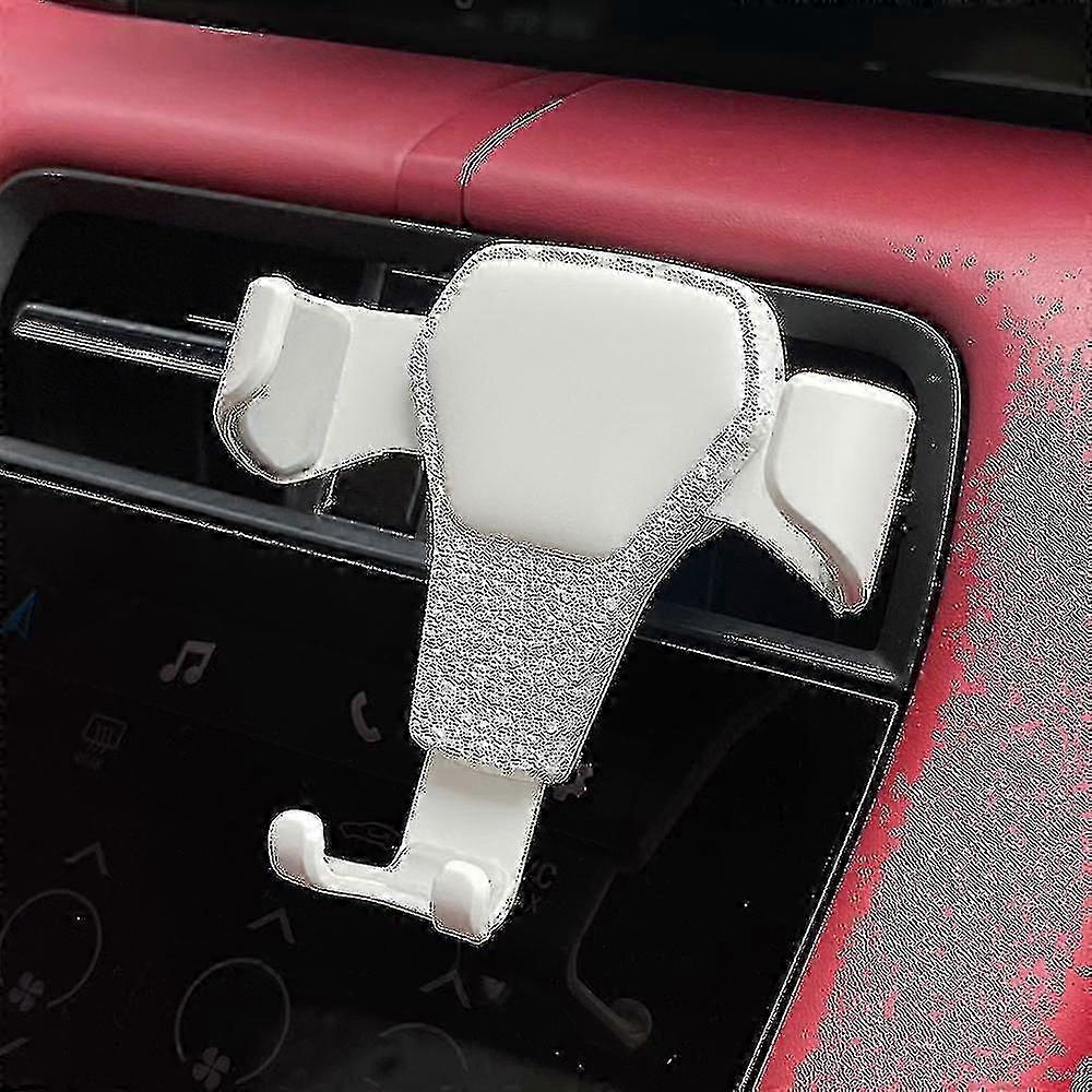 Fiat 500 Series Ventilation Compatible Mobile Phone Support With Quick Install Kit