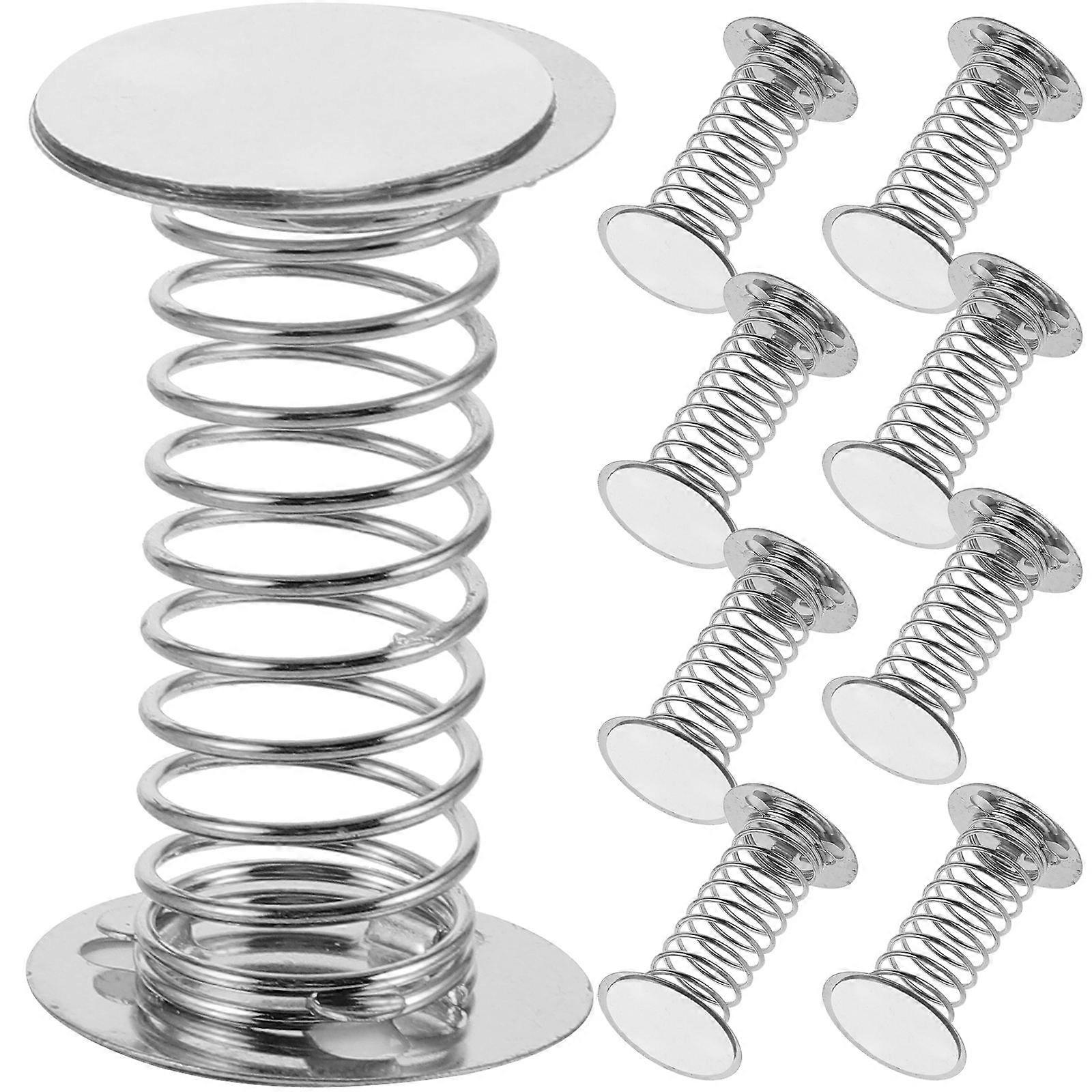 Wobble Springs Replacement Spring Base Wobble Dolls Dashboard Decorations Silver 4.00X2.50X2.50CM DIY Toy Decoration 10Pack