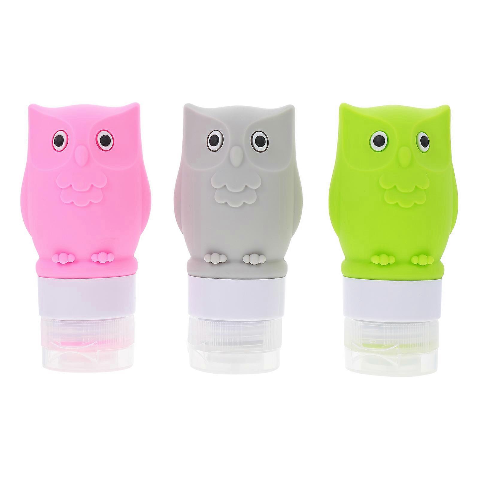 Cosmetics Travel Containers Small Lotion Containers Label Tagging Design 3Set