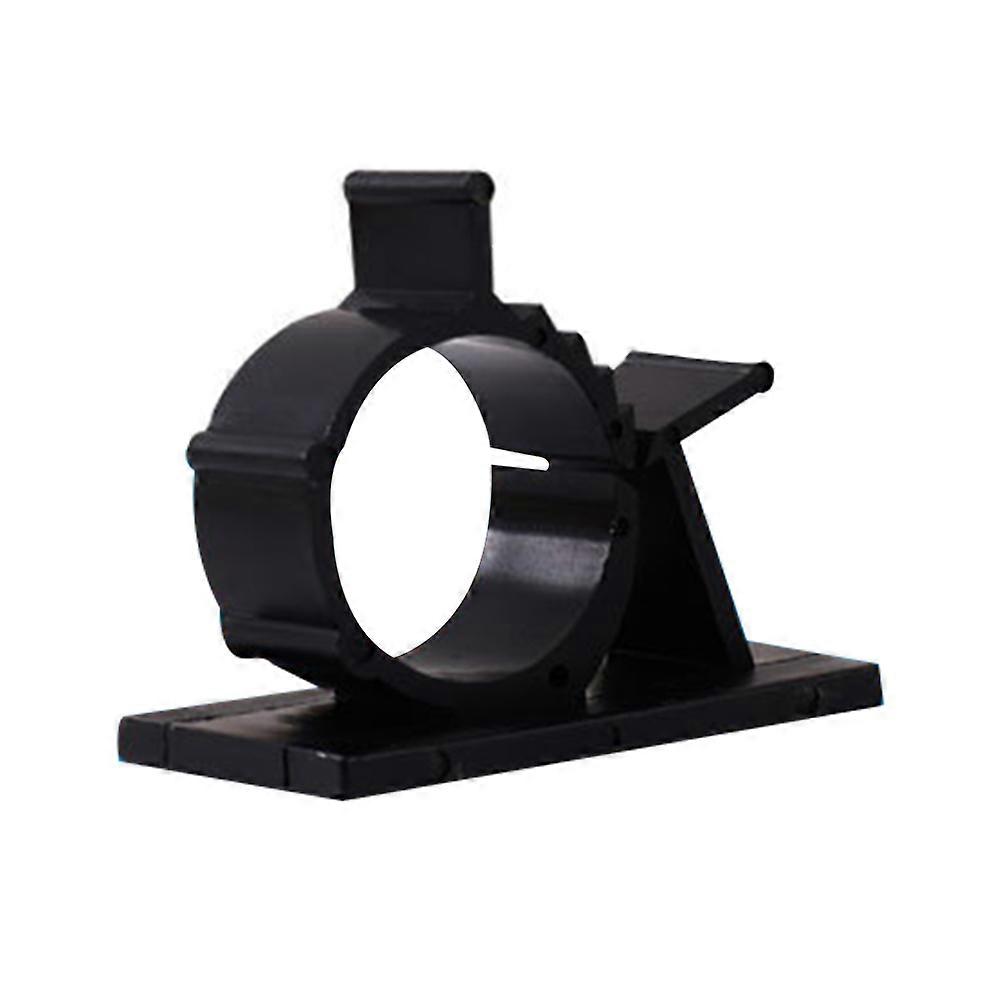 Wire Tidy Clips Adjustable Lock Design Cable Management Black Plastic Clips 100Pack For Computer Setup