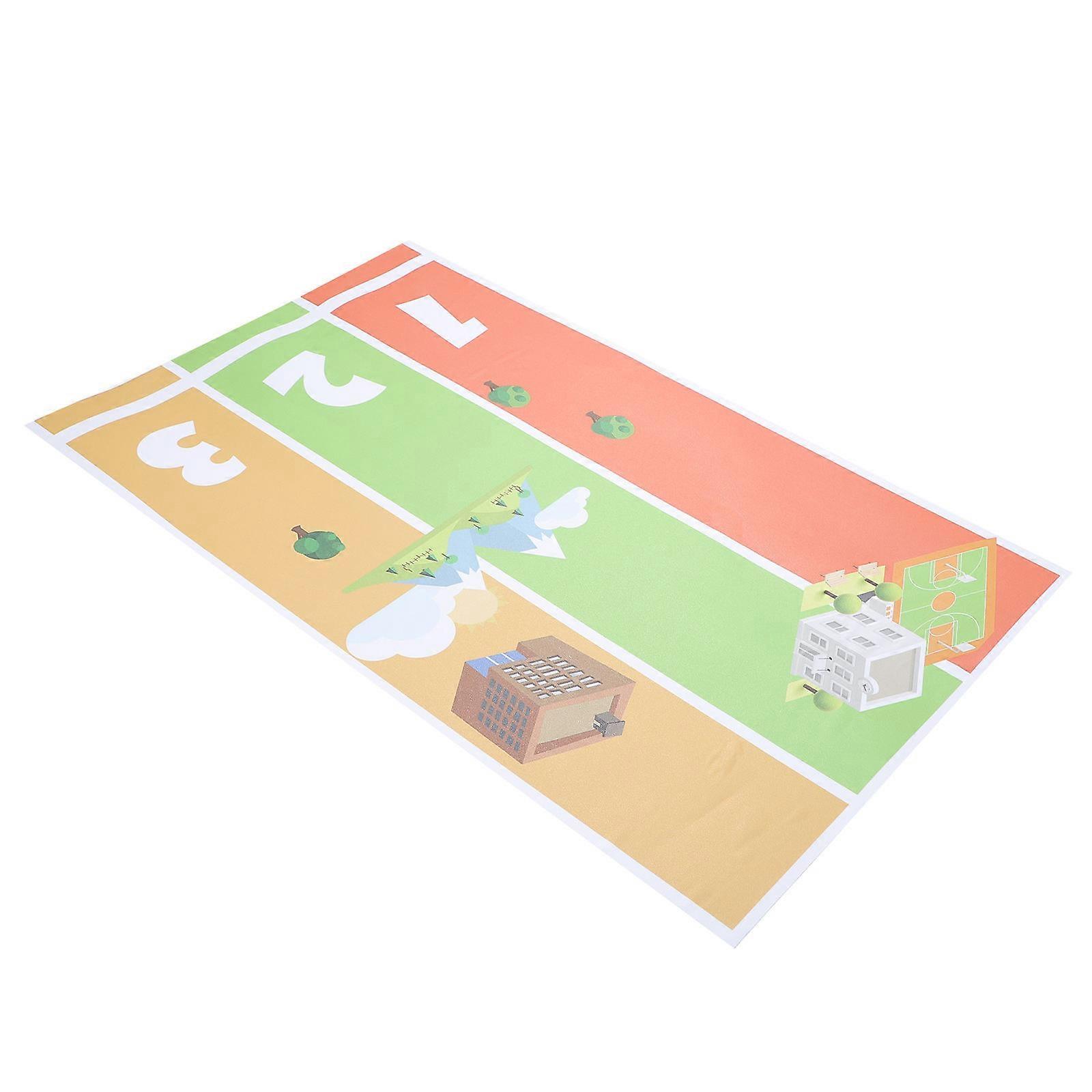 Train Track Tape Colorful Pvc Floor Stickers Hallways Decorative Design 1Set