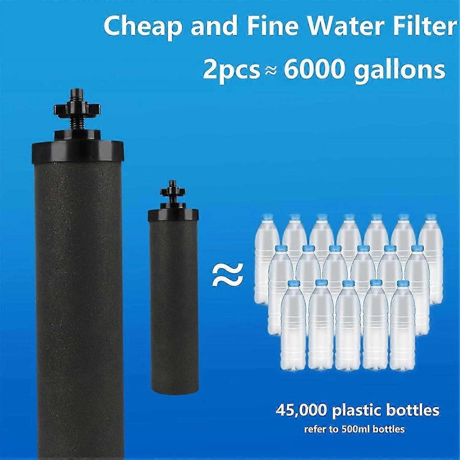 Black Replacement Water Filter,Replacement Compatible with Countertop Purification Elements