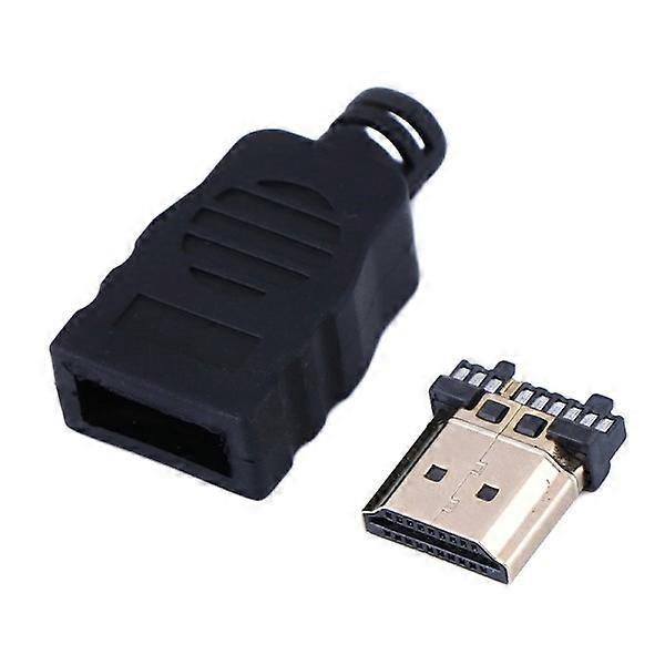 Konektory HDMI (samec) s krabičkou, černé