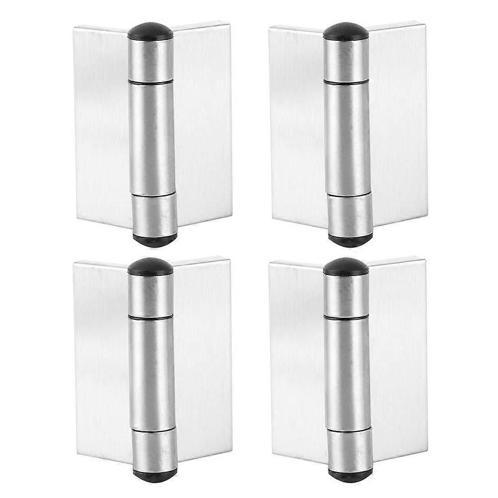 4pcs Stainless Steel Spring Hinge Automatic Closing Cabinet Wardrobe Hinge Hardware