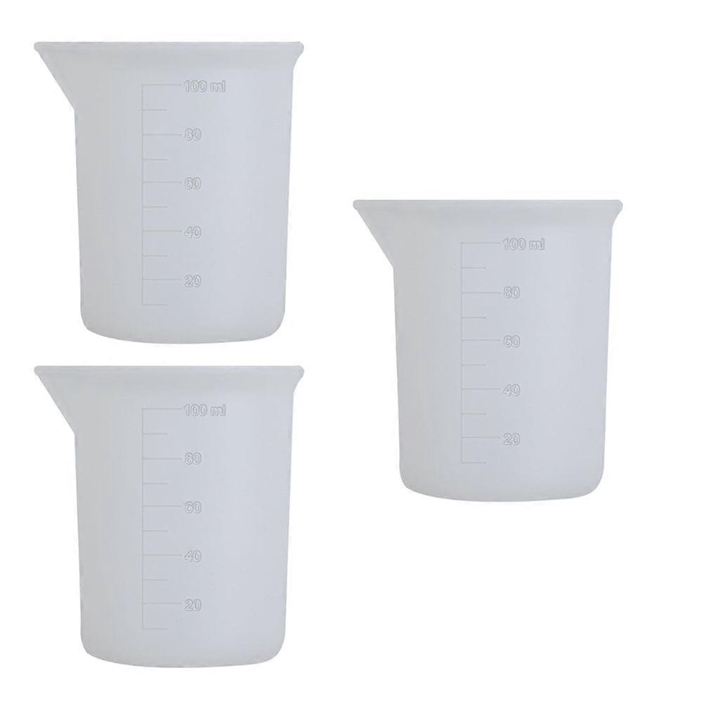 Graduated Measuring Cup With Spout Plastic Laboratory Laboratory Accurate Volume Control 1Pcs