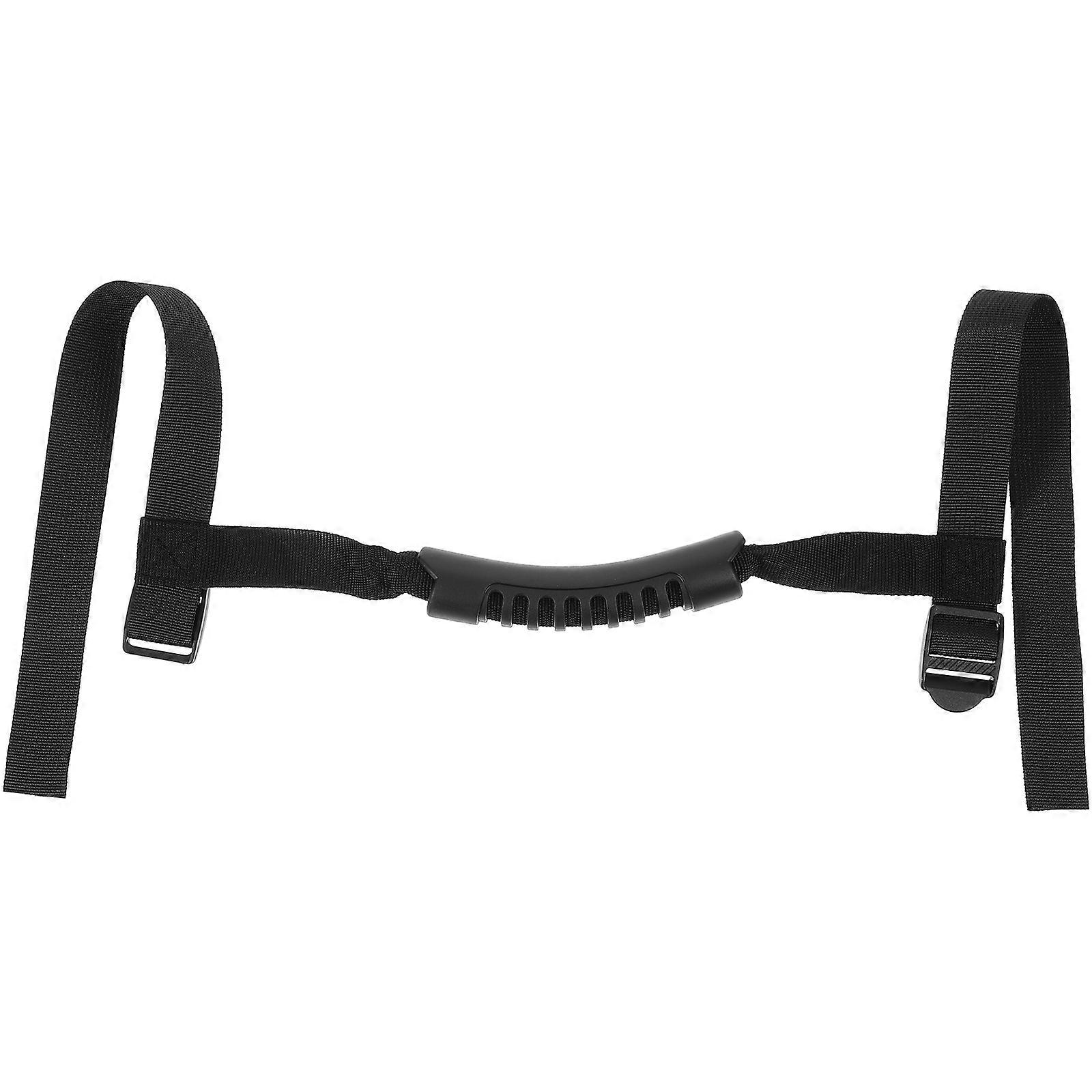 Inside Car Handles Grip Support Universal Fit Black 37.00X33.00X0.20CM Oxford Cloth 1Pack