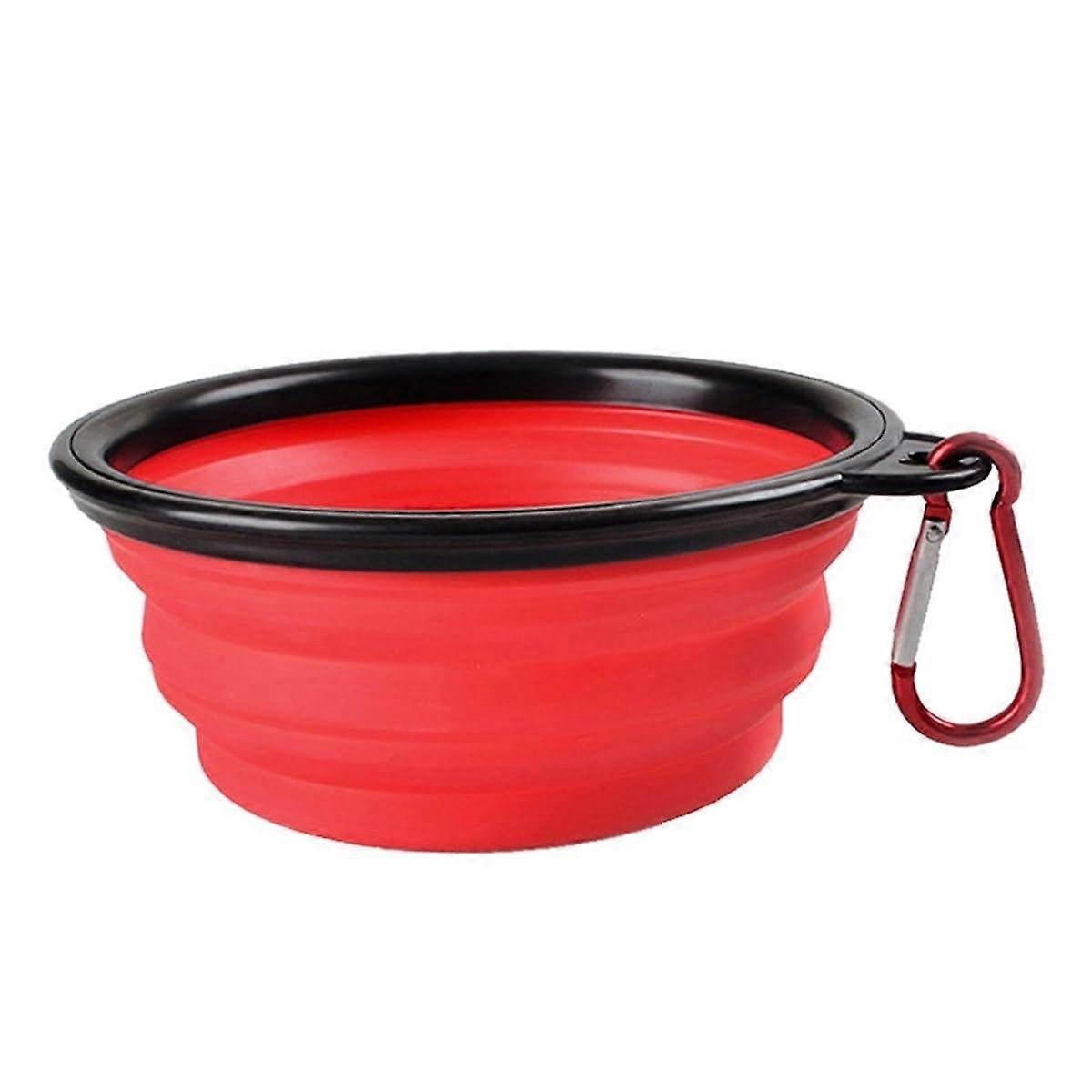 Portable Silicone Pet Bowl - Foldable Travel Bowl for Dogs, Lightweight, Easy to Clean, 12 Oz Capacity, Multi-Color Options