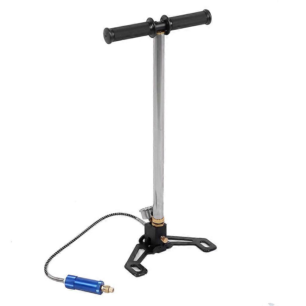 Handheld Car Air Tire Pressure Filler Fill Inflator Gauge Dual Chuck Air Compressor Hose Tool
