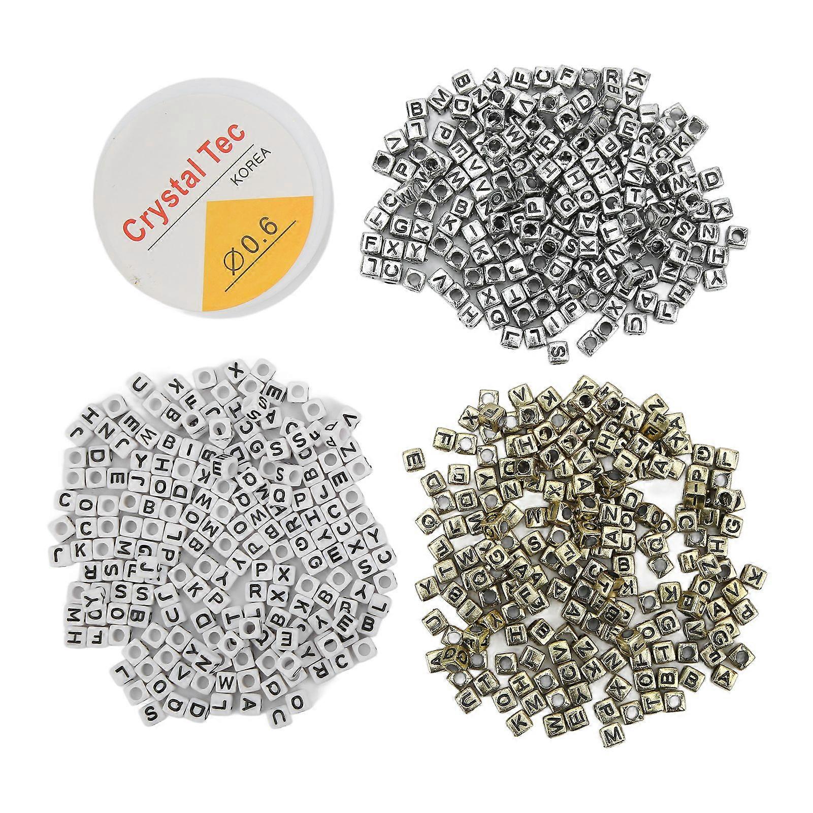 2025 Latest Model 600Pcs Letter Beads With Fish Wire Hand Eye Coordination