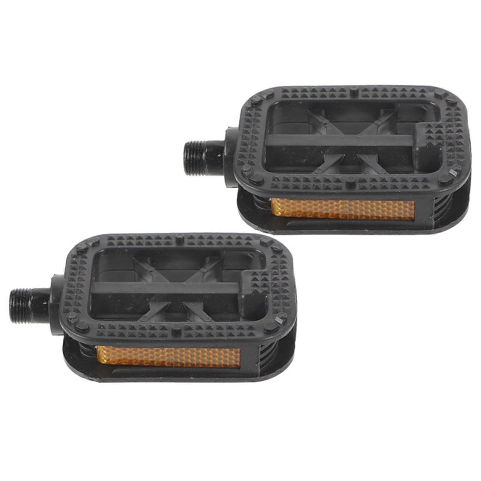 Bicycle Pedal Road Bike Anti-Skid Function with 1Pair Replaceable Pedals