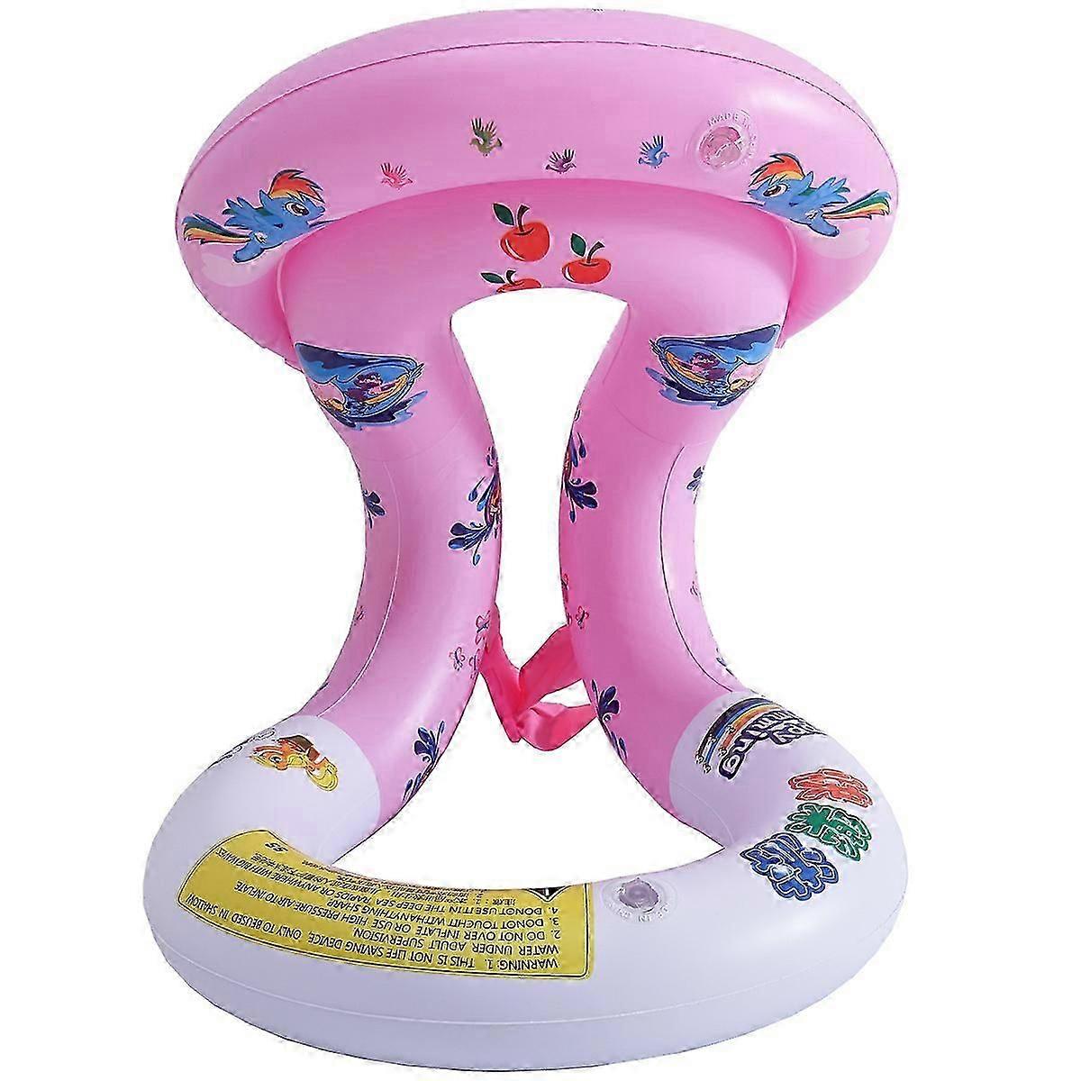 子供用スイムベスト3-12yrs-調整可能な安全バックル付きポータブルインフレータブルプールフロート-子供用ライフジャケット