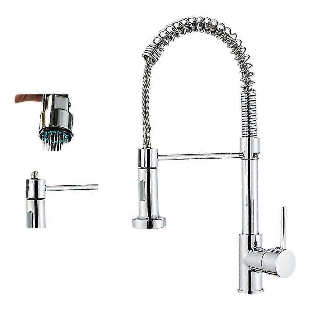 Spring Kitchen Faucet  Durable Sink Tap for Dishwashing & Easy Water Control