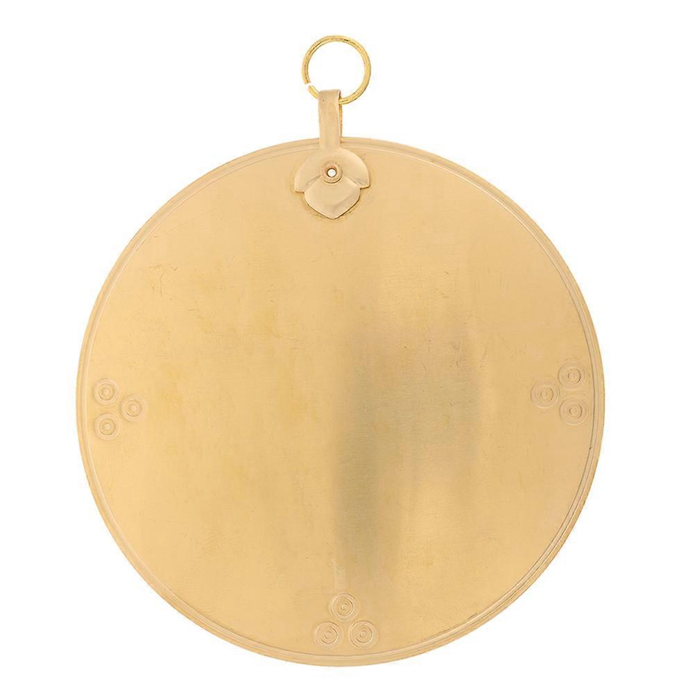 Convex Brass Mirror Golden for Decor Versatile Placement Spiritual Items Wall