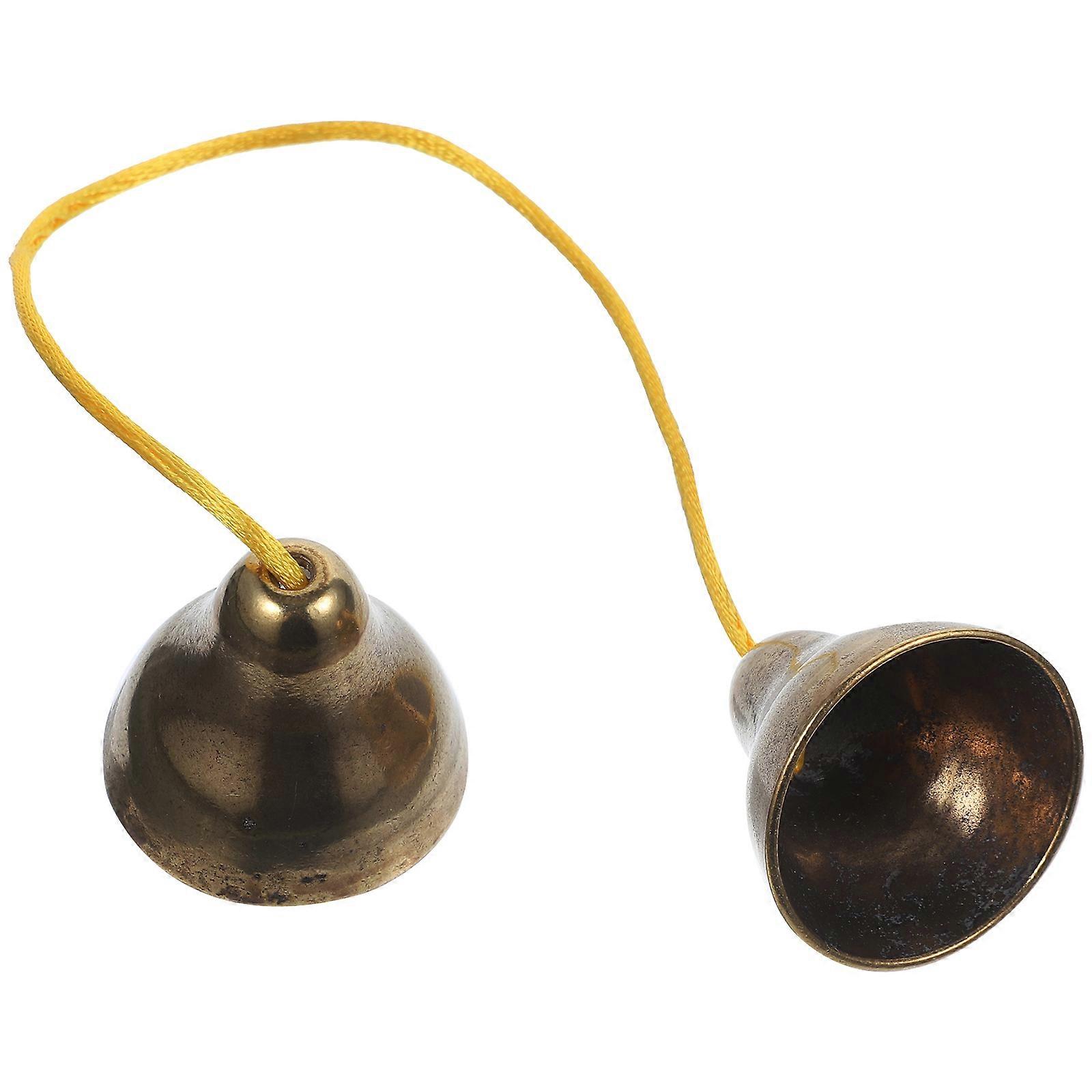 Vintage Hand Bell Cymbal – Musical Instrument for Performance, Meditation, Yoga, and School Activities with Rich, Resonant Tones