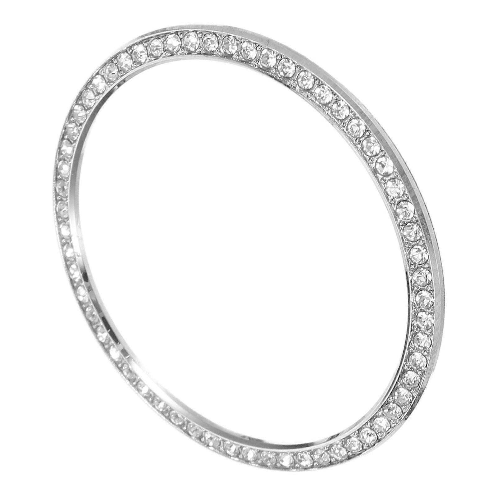 Watch Bezel Ring Watch Protector Circular Alloy Silver Men Daily Use 1Pack