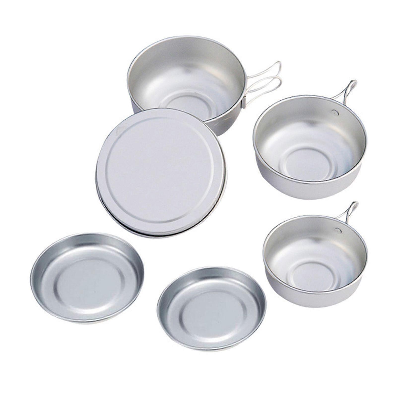 Camp Plates And Bowls Sets Backpacking Picnic Cooking Bowl Ultra-lightweightYMHC