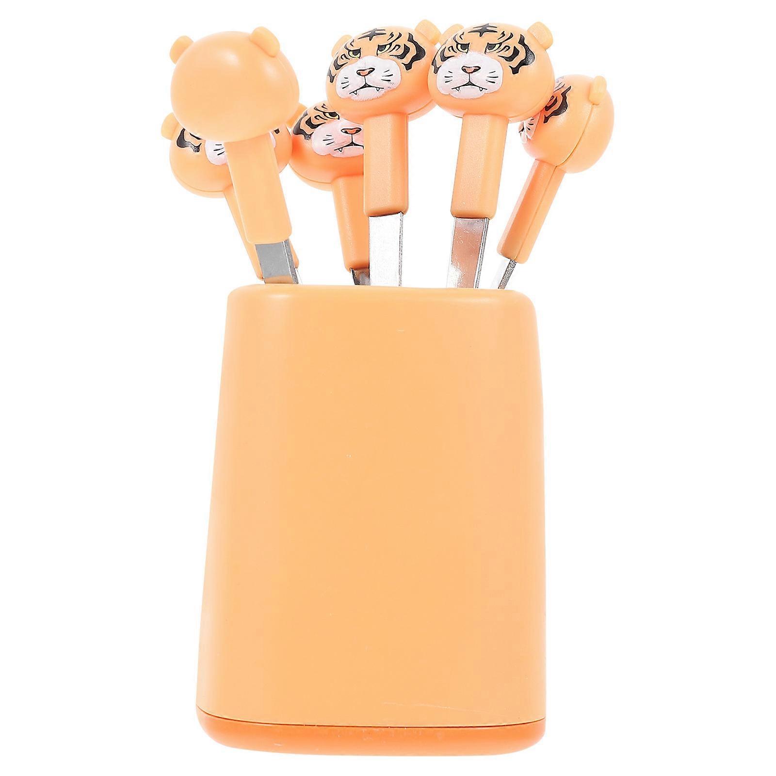 Creative Fruit Fork Snack Sticks Beverages Workmanship 1 Set