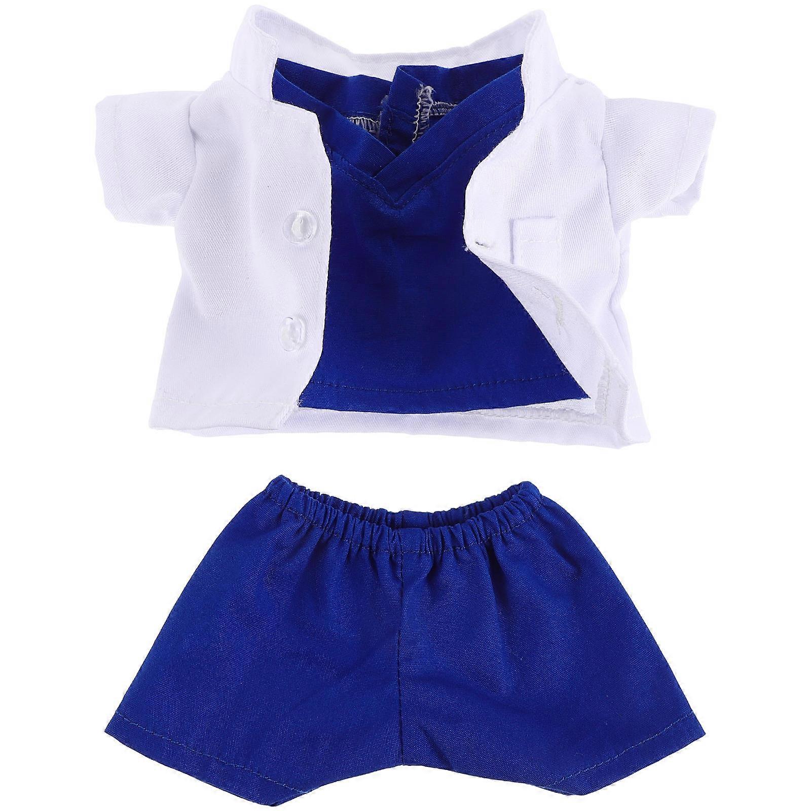 3pcs Plush Animal Doctor Costume Set for Dolls – Soft, Comfortable Outfit with Playful Design, Cute Accessories Included