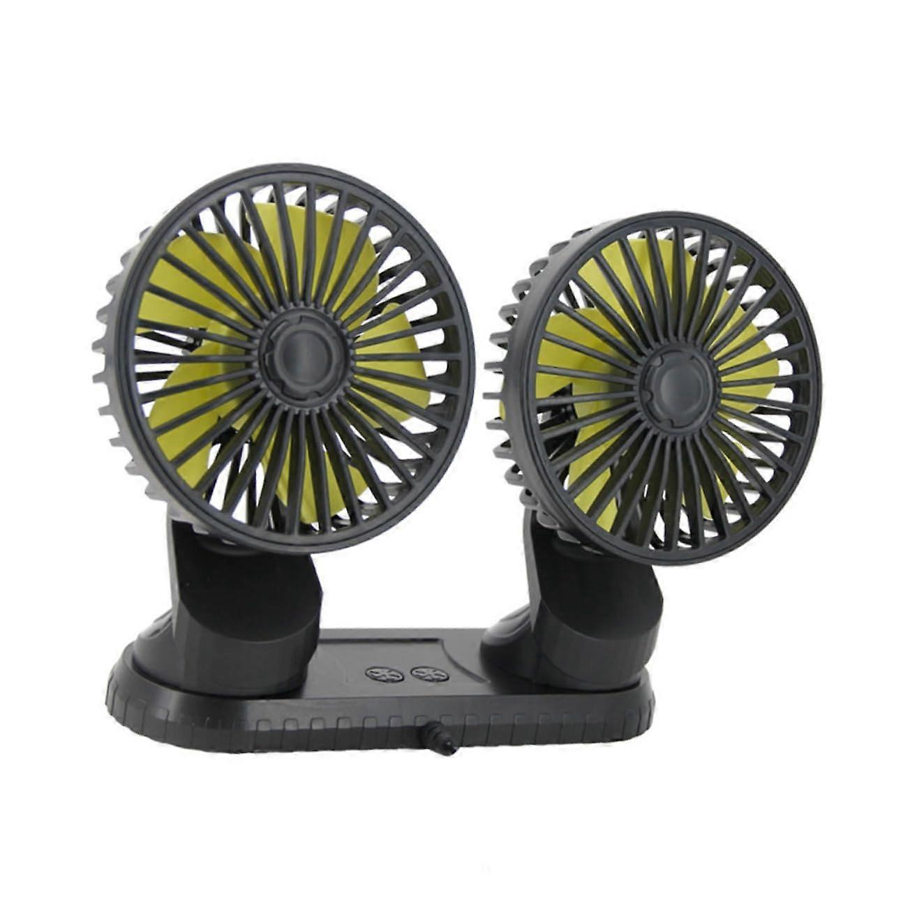 USB Powered Car Fan Astronaut Pen Holder USB Fans Enamel Shell Large Dashboard Fan Car Fan with 3 Speeds USB Fan Car Fan Motor