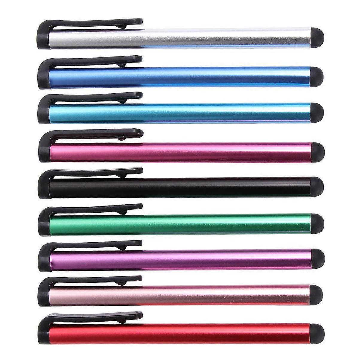 Capacitive Stylus Pen for Phone Tablets Laptops Slim Simple Design Daily Use Office Work Creative Drawing 30Set