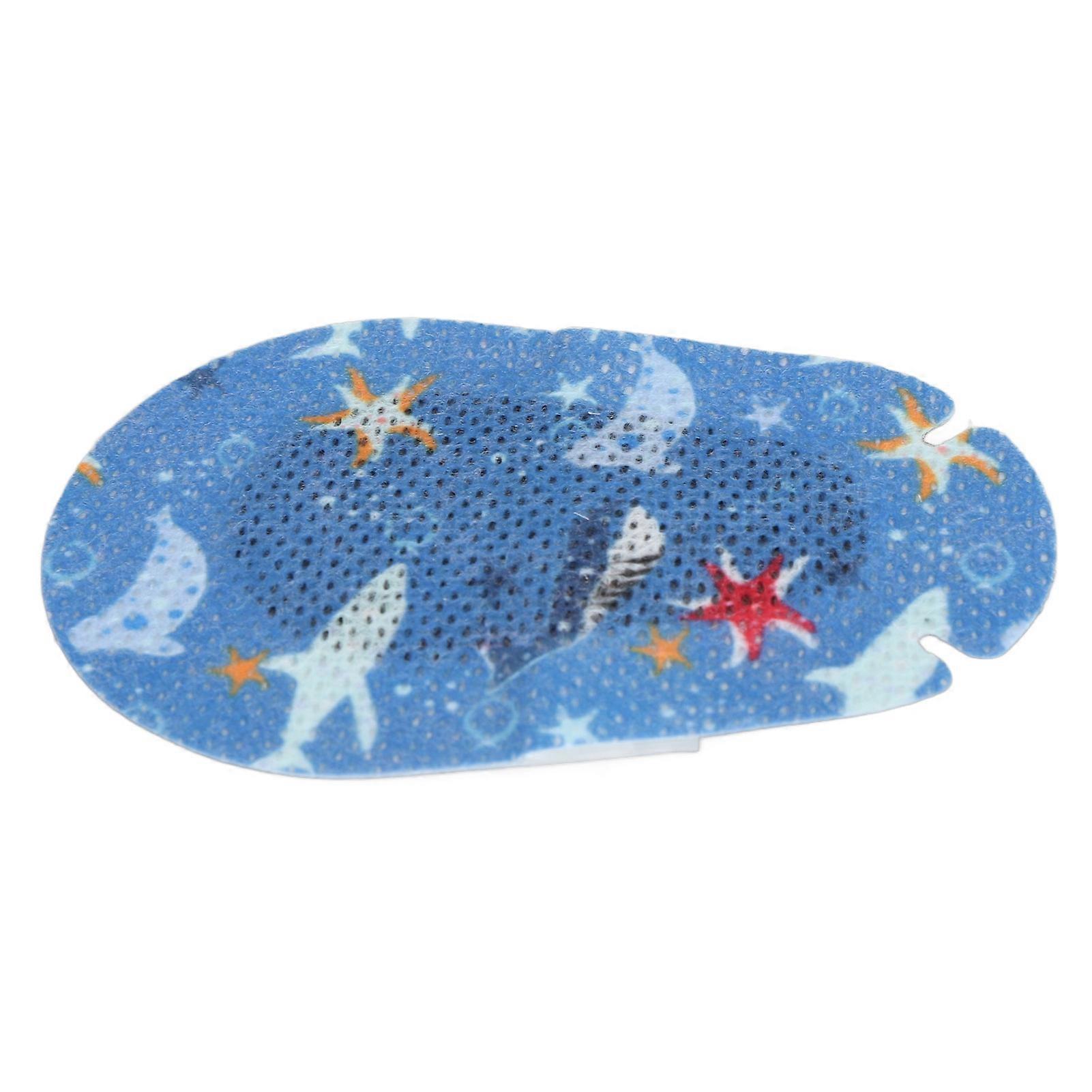 40pcs Adhesive Eye Patch Breathable Adults Kids Lazy Amblyopia Eyepatch for Amblyopia Training Underwater World Style